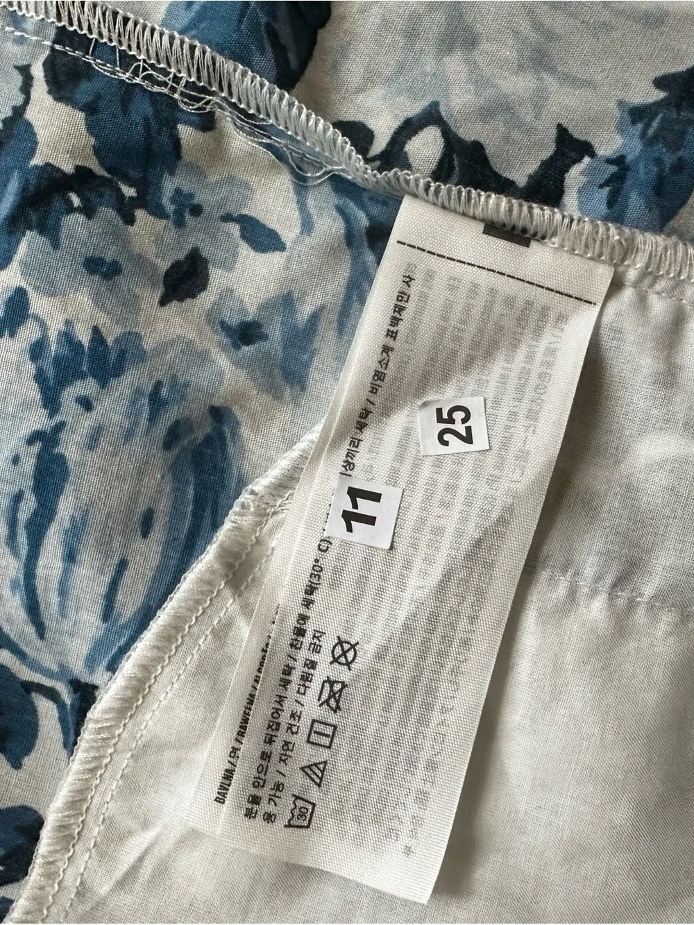 Abercrombie & Fitch blue floral mini dress Small Petite